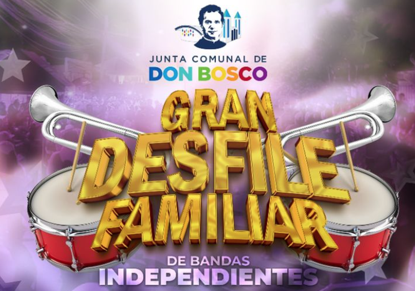 En Don Bosco se realizará el esperado desfile de bandas independientes.