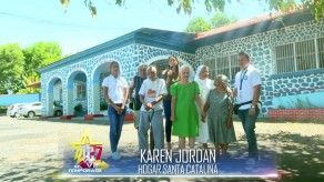 Karen Jordán representa al Hogar Santa Catalina