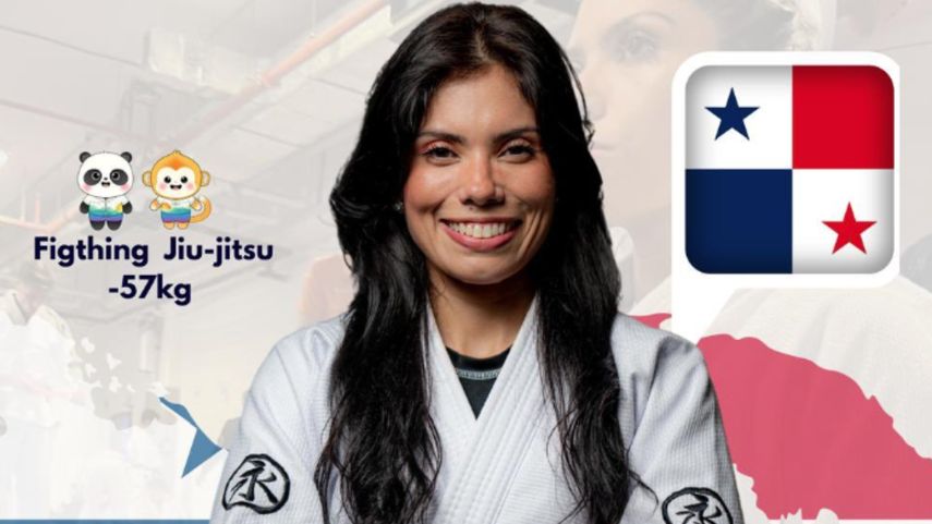 La atleta Yacqueline Arosemena competirá en Jiu-Jitsu en The World Games Chengdu 2025.