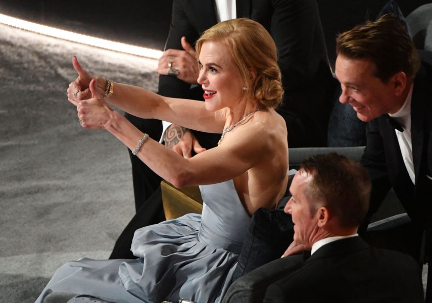 La increíble reacción de Nicole Kidman al ver a Will Smith golpear a Chris Rock