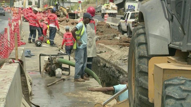 IDAAN inicia interconexión de línea de 24 en la vía Tocumen