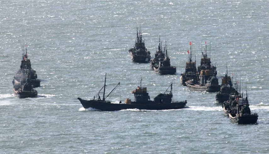 China ha estado utilizando barcos arrastreros con propósitos militares desde hace décadas