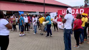 Se registran manifestaciones en Colón