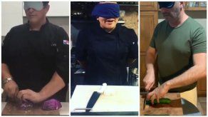 Los chefs se unen al reto Blind cutting challenge en instagram