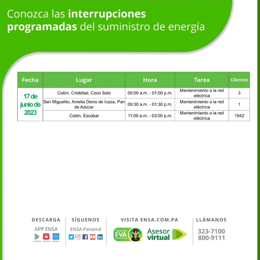 Comunicado del ENSA Comunicado del ENSA