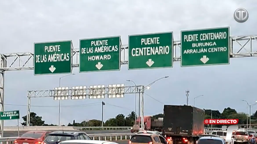 Cierres en la carretera Panamericana hasta el miércoles 13 de noviembre.