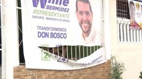 Candidato a representante Willie Bermúdez denuncia vandalismo electoral