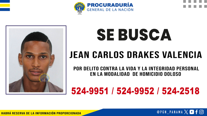 El Ministerio Público pide información para ubicar a uno de los más buscados por homicidio.