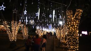 Con este encendido de luces se da inicio a “Una Navidad de Ilusión”.