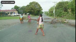 Precaristas cierran vía en Chepo