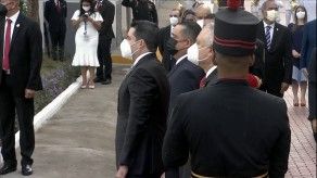 Realizan actos protocolares del 3 de noviembre en Presidencia bajo medidas de bioseguridad