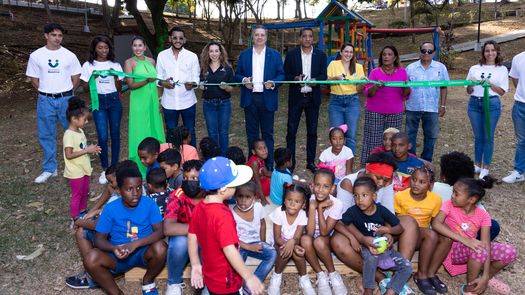 El Parque de AmorBanesco está ubicado en la comunidad de Hato Pintado, en Pueblo Nuevo.