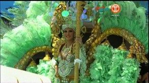 La Reina de los Mares, la Calle Arriba de Las Tablas el domingo
