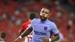 Memphis Depay marcó el empate para el Barcelona en LaLiga ante Athletic Club