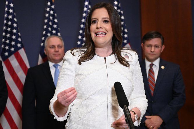 La congresista Elise Stefanik﻿.