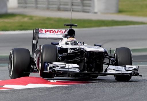 Williams presenta su nuevo FW35 en el circuito de Barcelona