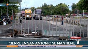 Se mantienen los cierres de las vías en Veraguas