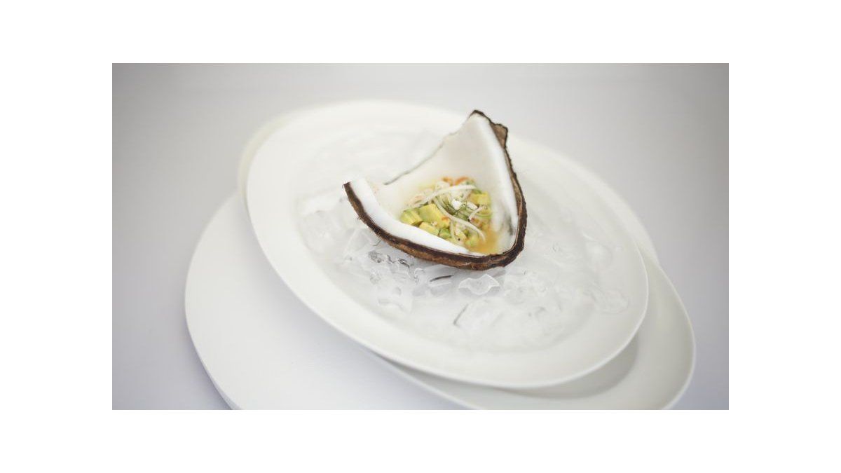 Ceviche de mango, aguacate y langosta - Pascual y Alonso