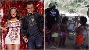 Samy y Sandra Sandoval llevan canastas de comida y juguetes a comunidad Emberá