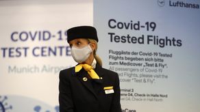 La tasa de contagio en Alemania está bajando lentamente luego de un pico de la variante ómicron el mes pasado.&nbsp;