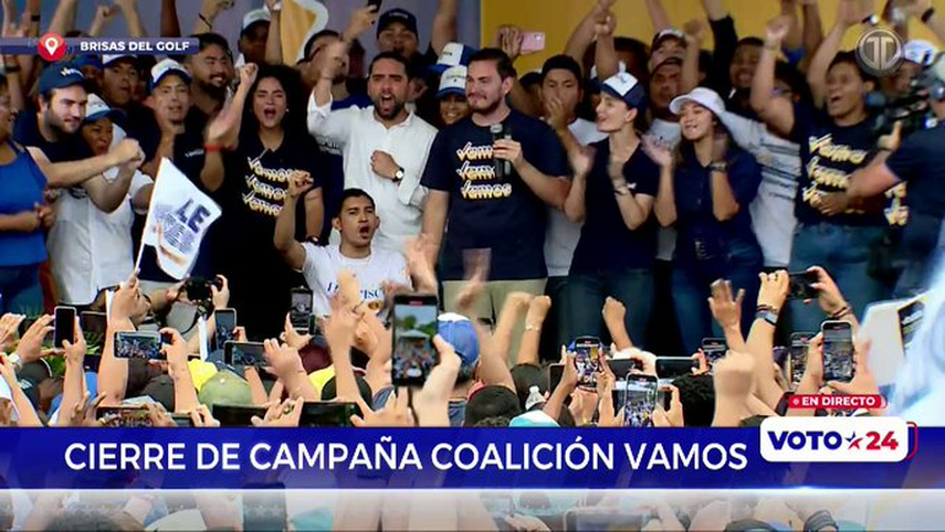 Discurso de Juan Diego Vásquez durante el cierre de campaña de Coalición Vamos