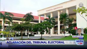 Magistrado del Tribunal Electoral Eduardo Valdés Escoffery, sobre resultados del TER