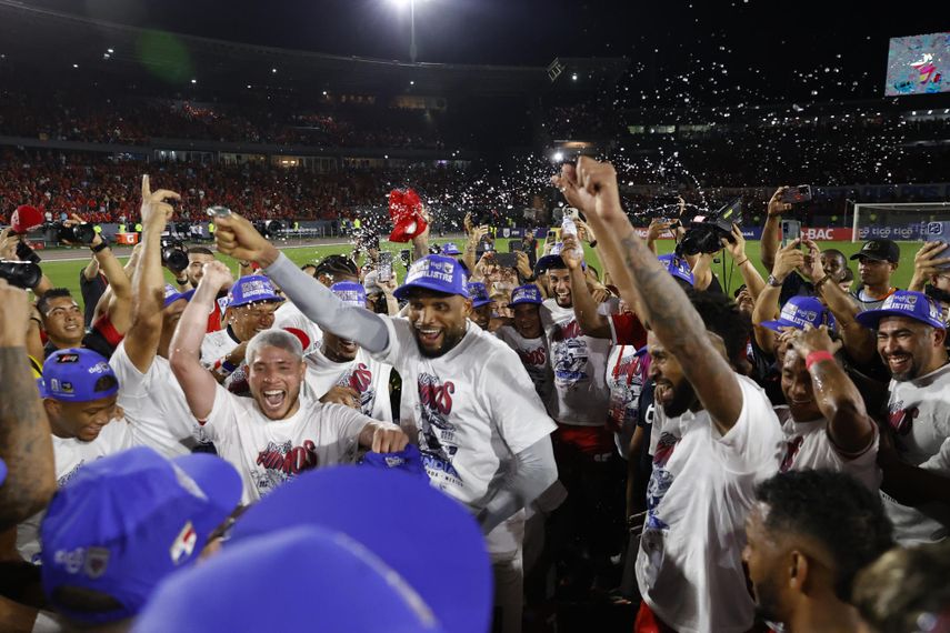 Alegría de la selección de Panamá tras la clasificación. Alegría de la selección de Panamá tras la clasificación.