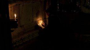 Los cristianos en Tierra Santa siguen los ritos pascuales