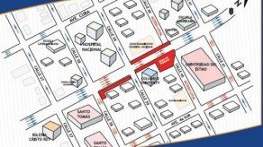 Habilitarán carriles en la Ave. Justo Arosemena donde se construye estación Santo Tomás