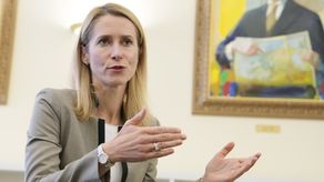La primera ministra de Estonia, Kaja Kallas.