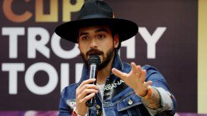 Maluma despide la gira del trofeo de la Copa del Mundo en Colombia