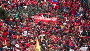 Chavistas abarrotaron Caracas en acto sin Chávez