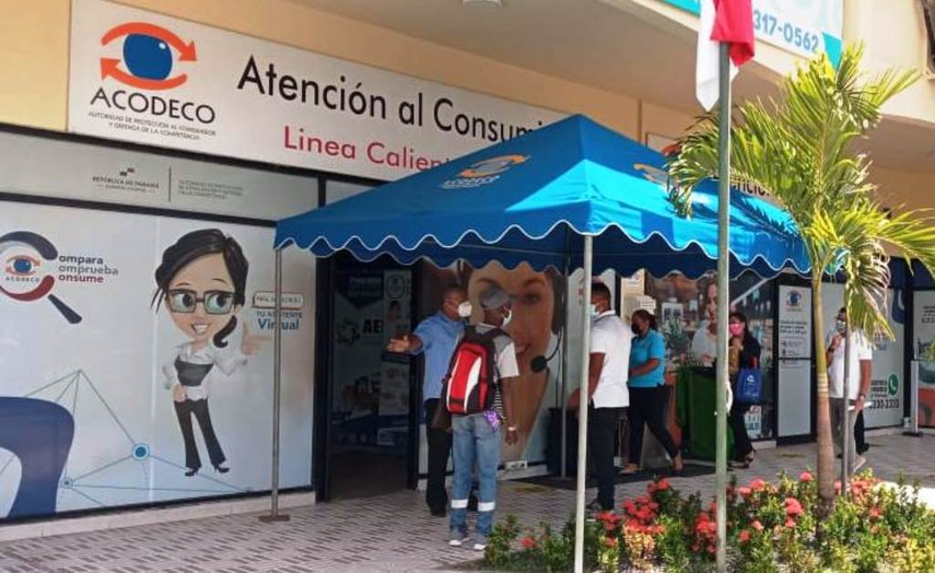 Oficinas de la ACODECO donde las personas pueden realizar consultas o denuncias acerca de irregularidades en la compra y venta de productos