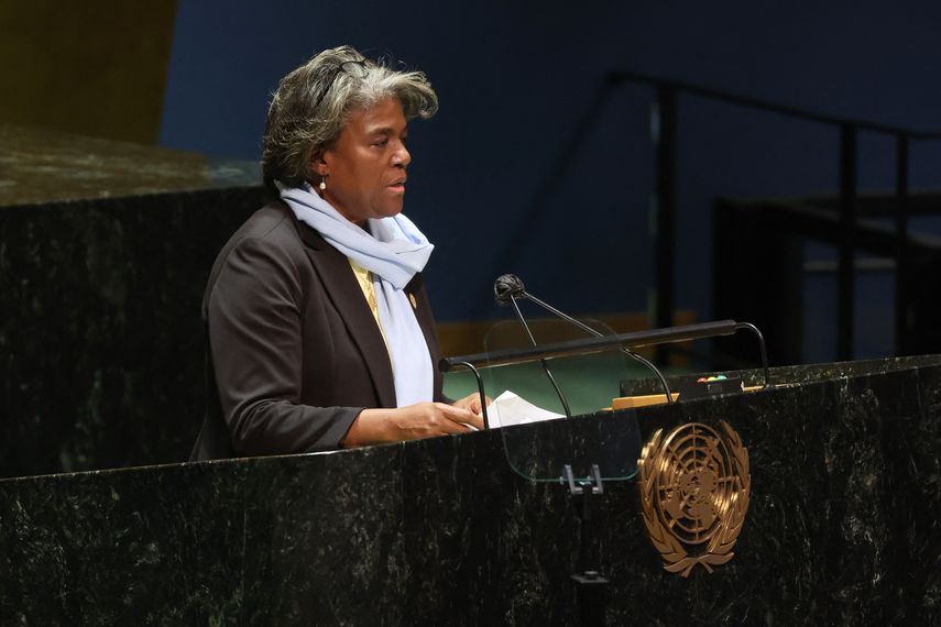 La embajadora estadounidense ante la ONU