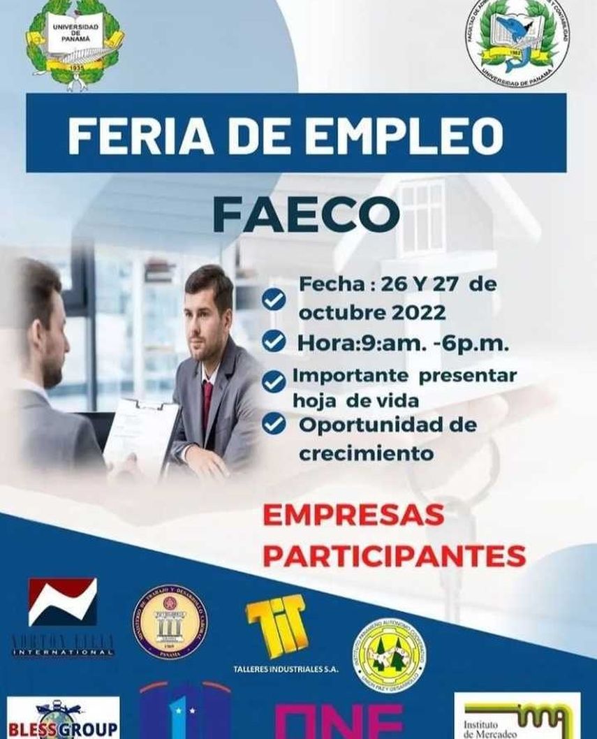 Feria de empleo en la Universidad de Panamá