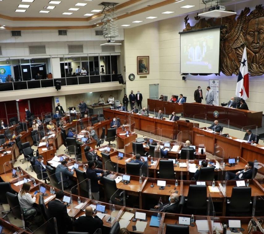 Pleno de la Asamblea Nacional de Panamá.