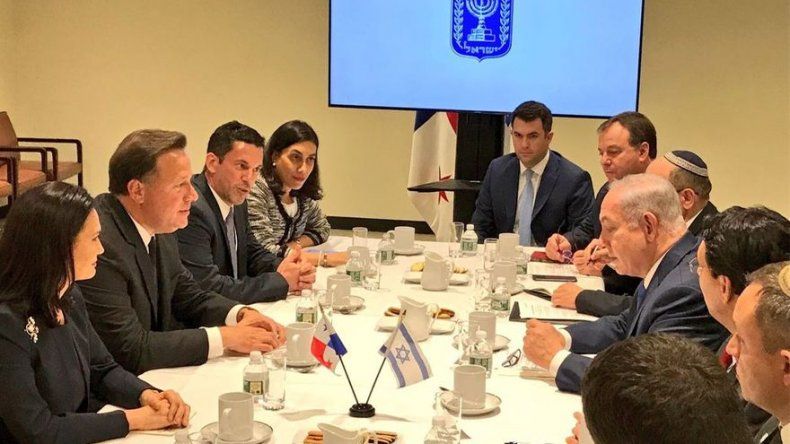 Varela y Netanyahu hablan de más cooperación y del tratado de libre comercio