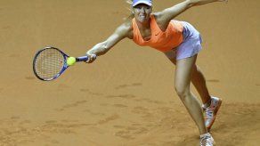 Regreso de Sharapova culmina en semifinales en Stuttgart