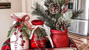 ¿Cómo hacer un centro de mesa para navidad?