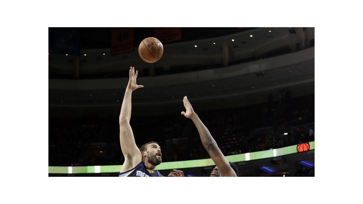 Gasol y Conley guían victoria de Grizzlies ante 76ers