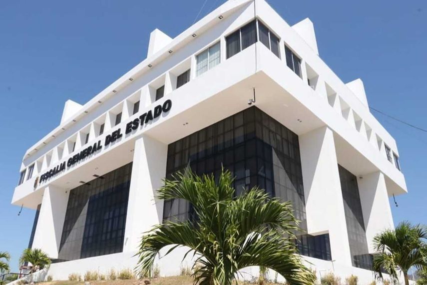 Fachada de la Fiscalía General del Estado de Chiapas.