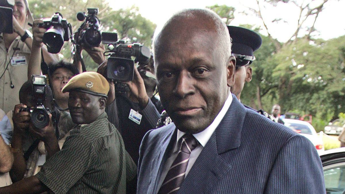 El expresidente de Angola José Eduardo dos Santos.