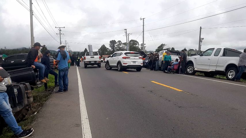 Vigilia de los transportistas de carga agrícola en Tierras Altas.