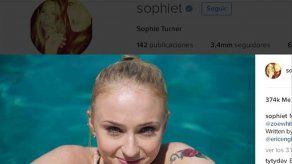 Sophie Turner aclara que no se ha tatuado un lobo en el brazo
