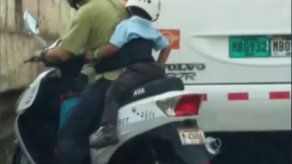 OPS pide no llevar a niños en motocicletas por la fragilidad de sus cuerpos