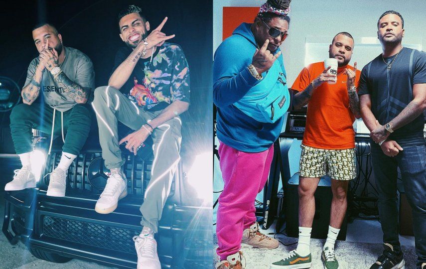 El panameño Dimelo Flow junto a los boricuas Jay Wheeler y Zion & Lennox.