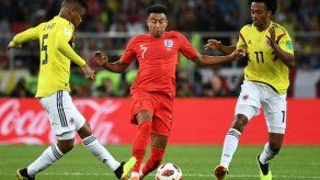 Entretiempo: Colombia e Inglaterra empatan sin goles al descanso