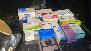 Medicamentos decomsados en operativo de la Policía Nacional y el Ministerio Público Medicamentos decomsados en operativo de la Policía Nacional y el Ministerio Público