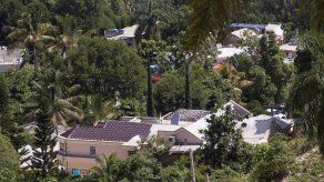 Vista general de la casa del asesinado presidente Jovenel Moise, en Puerto Príncipe (Haití).