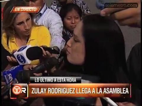Zulay Rodríguez presentó denuncia contra Almengor ante Asamblea